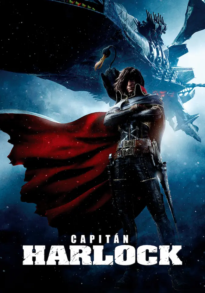 Постер анимационного фильма Космический пират Харлок